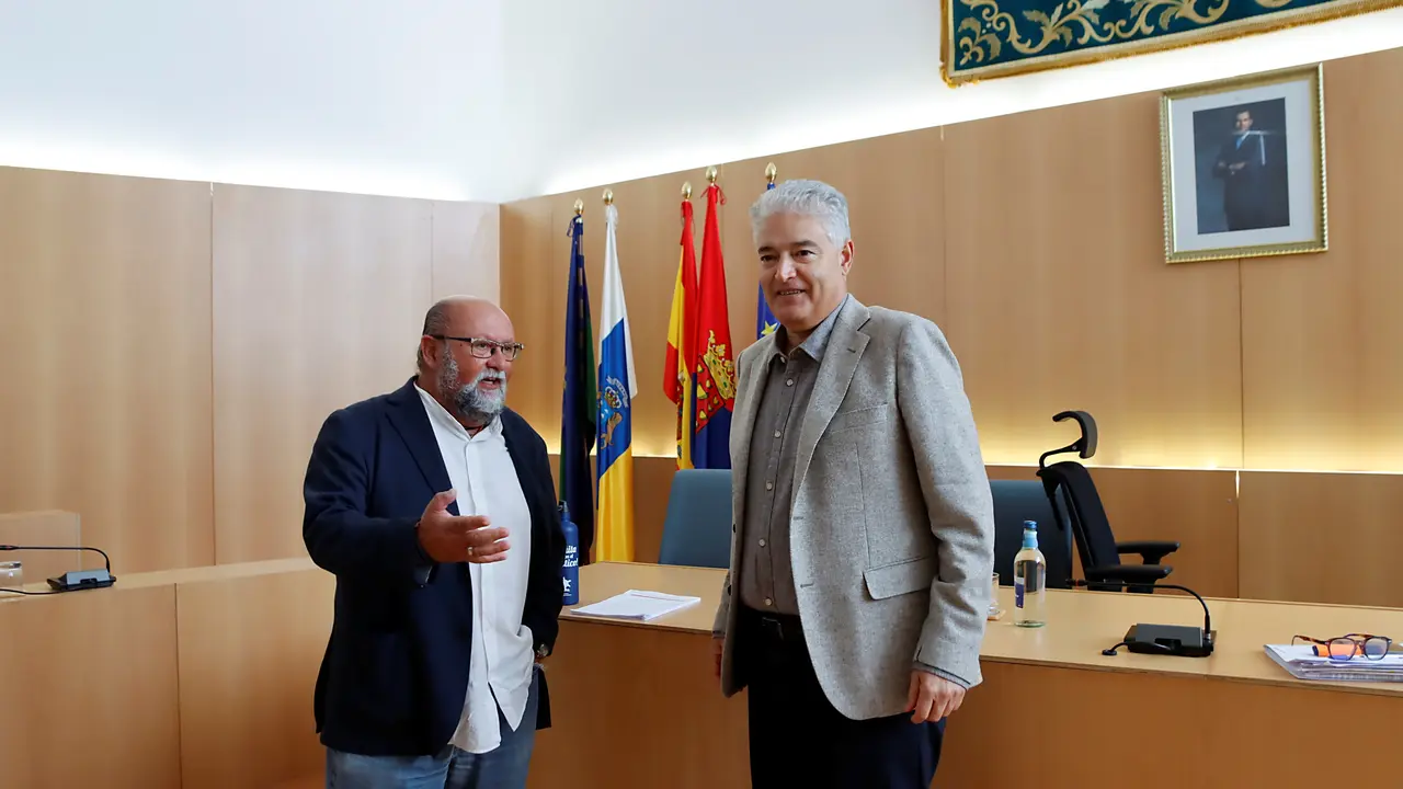 José Juan Cruz y Nicolás Saavedra.