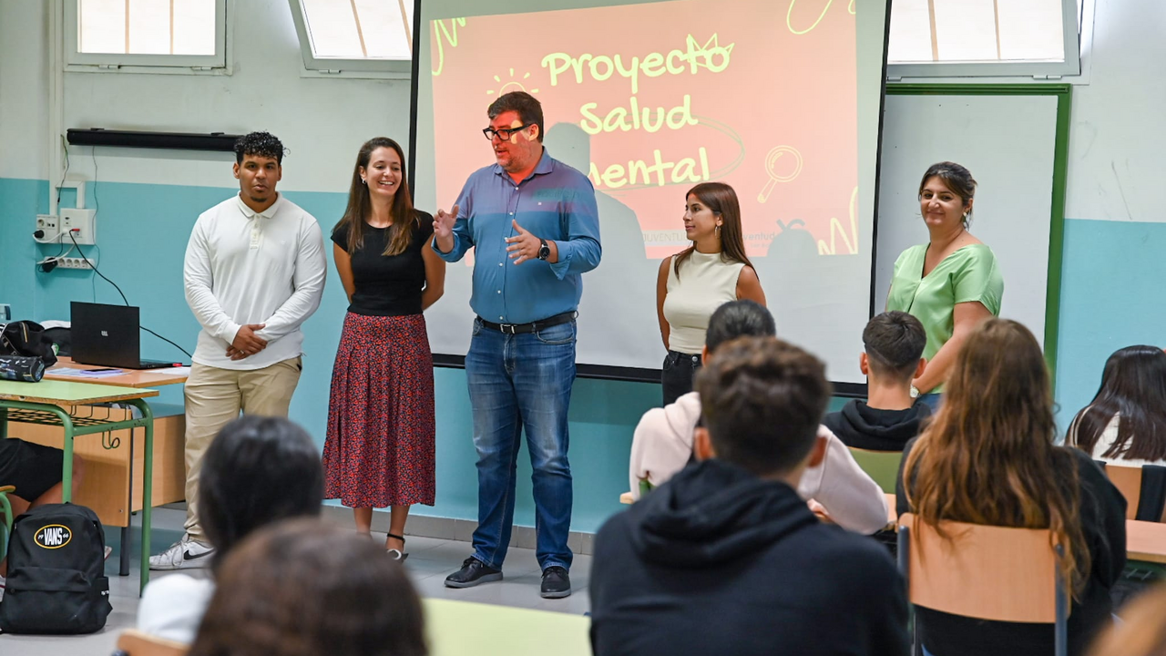 Visita al proyecto de Salud Mental.