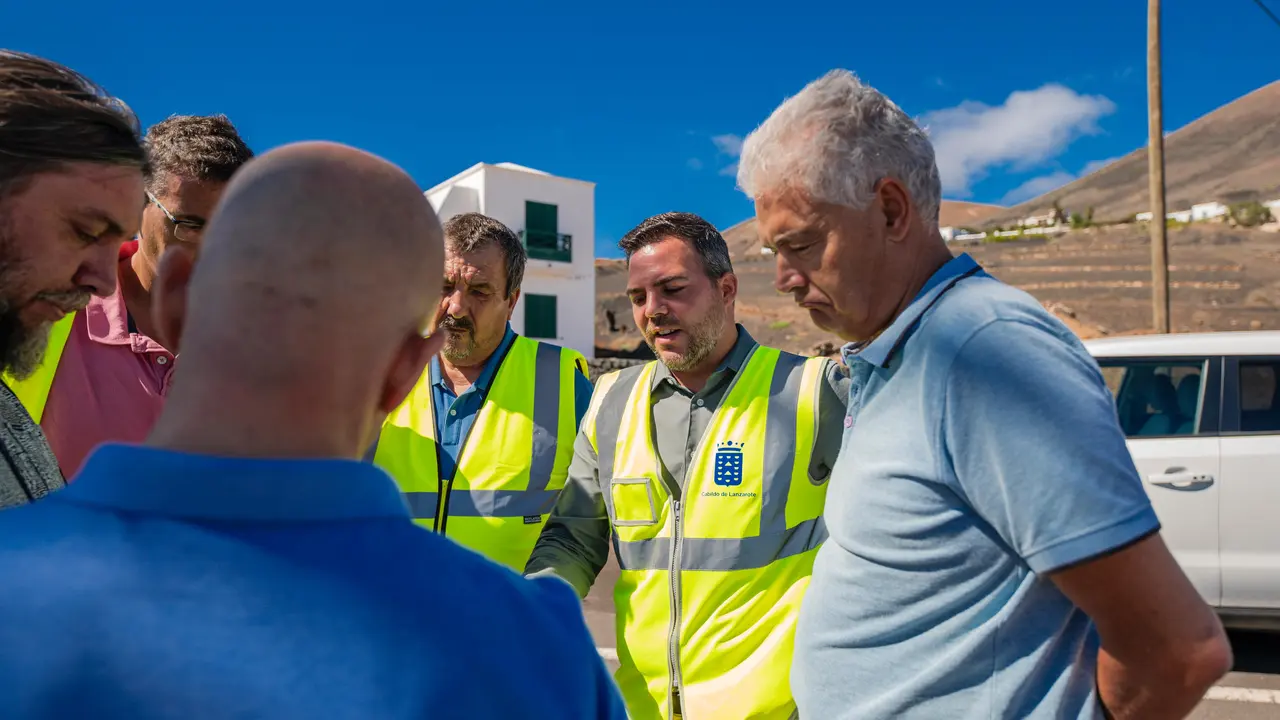 Visita al alumbrado de La Asomada.