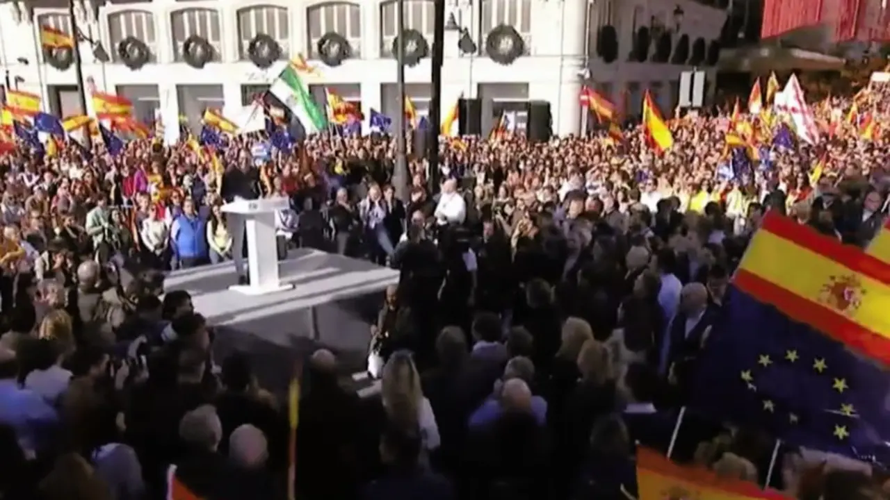 Manifestación del PP contra la amnistía