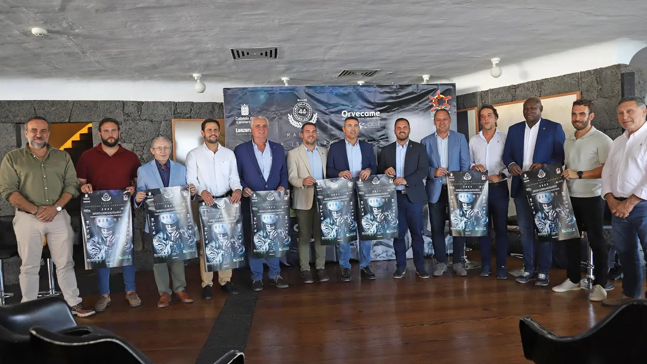 Presentación del XLIV Rallye Orvecame-Isla de Lanzarote.