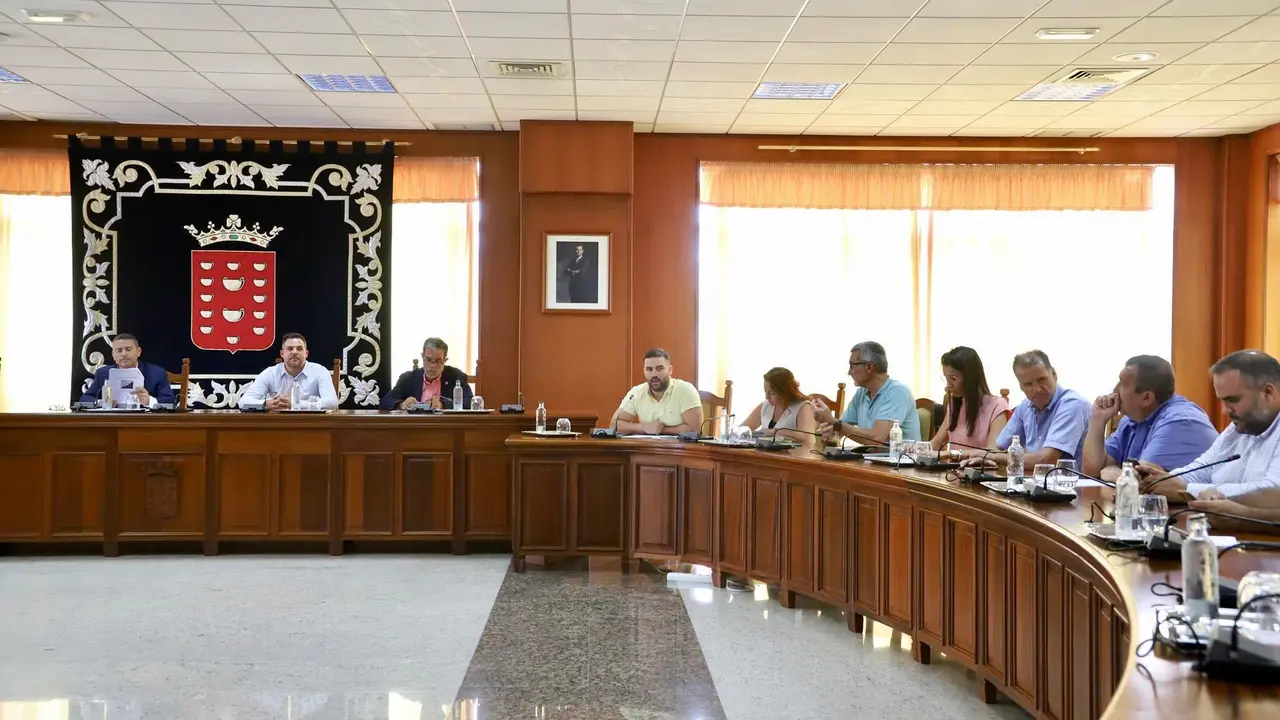 Grupo CC en el Pleno del Cabildo.