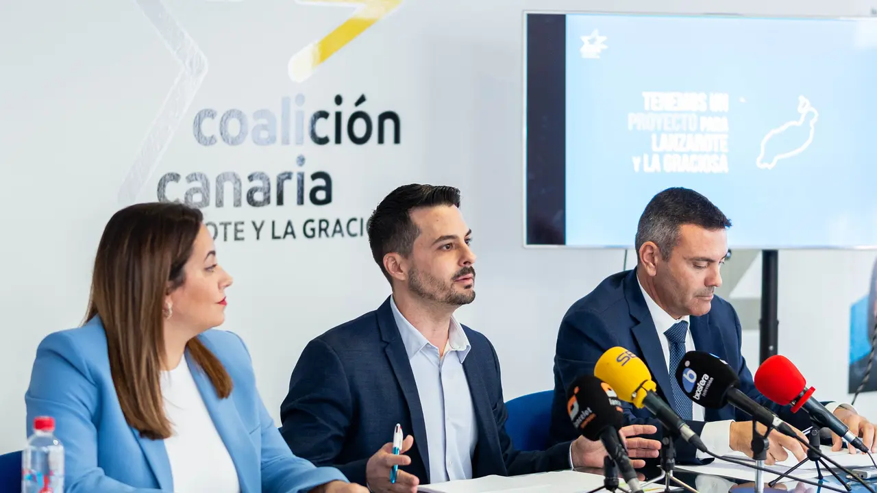 Rueda de prensa de Coalición Canaria.