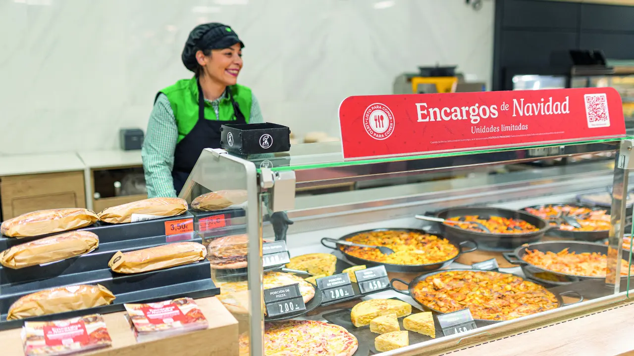 Encargos de Navidad en Mercadona.