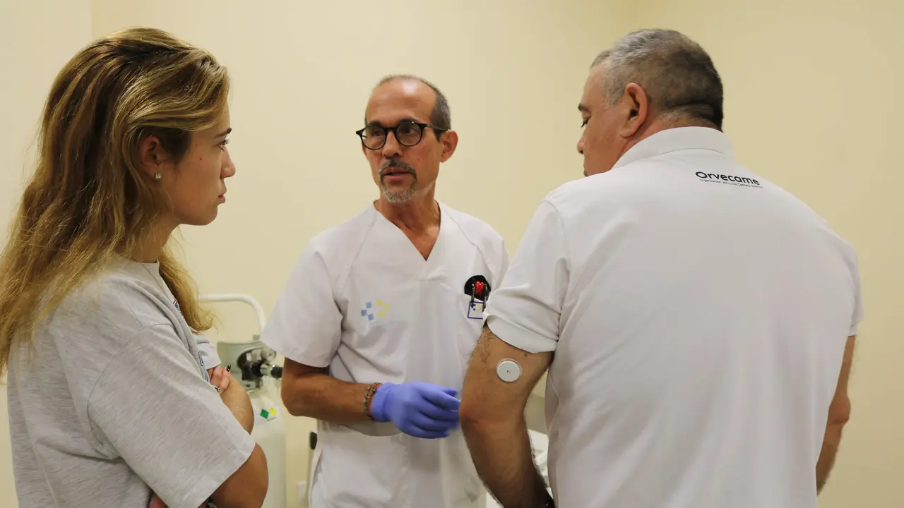 Momento de la colocación del SMG.