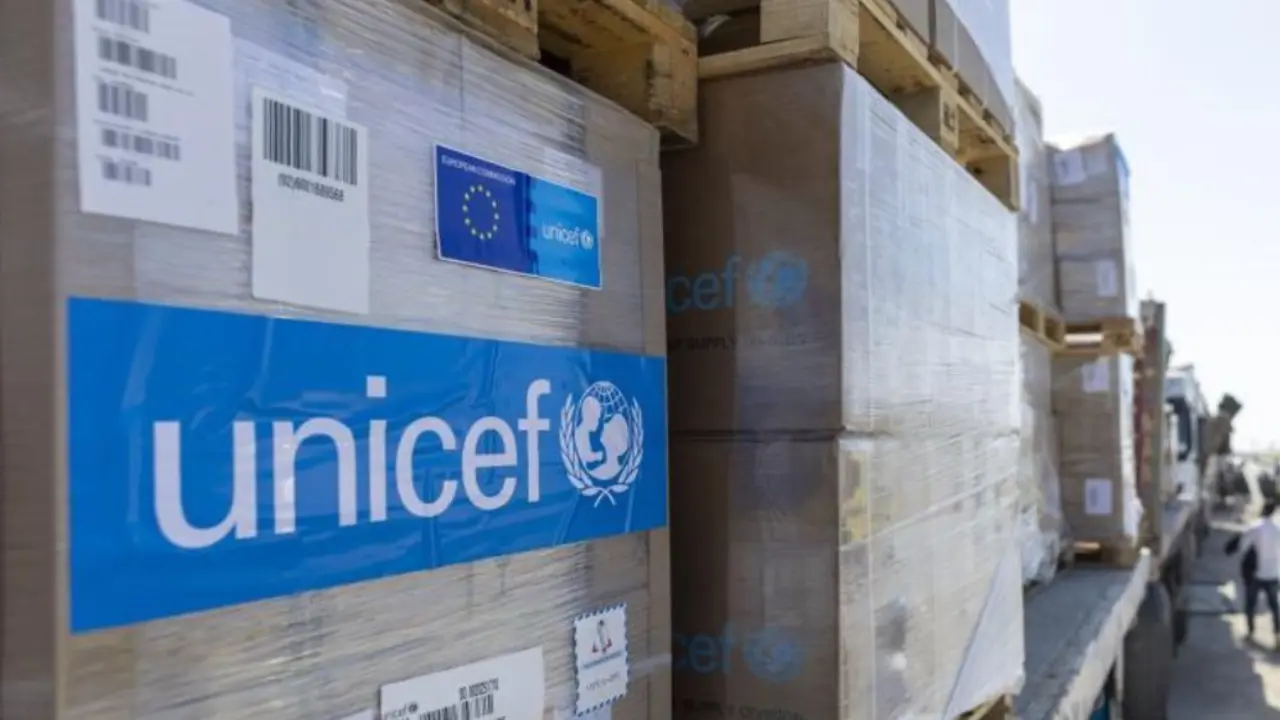 Ayuda de Unicef en Gaza