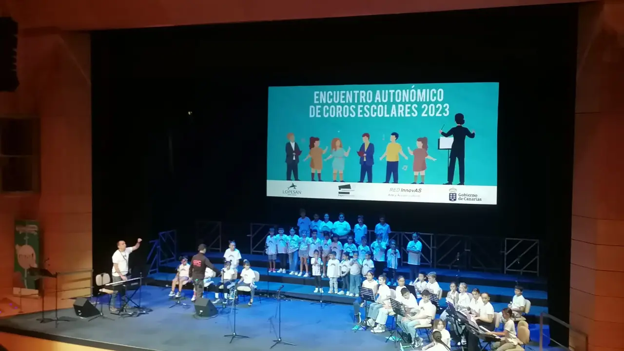 Primer encuentro de coros escolares.