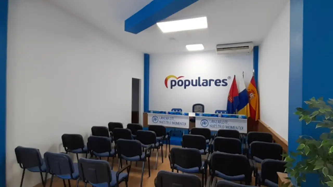 Sede del PP en Arrecife.