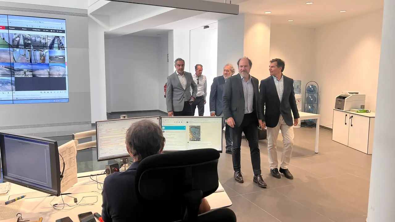 Visita del consejero delegado de Canal Isabel II a Canal Gestión Lanzarote.