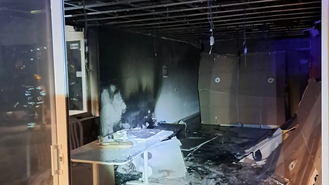 Imagen del siniestro.