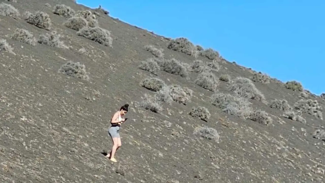 Invasión de espacio natural en El Golfo.