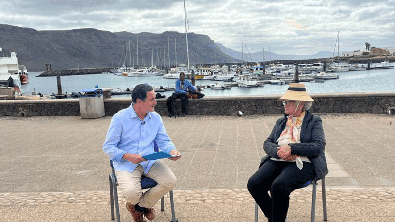 Grabación del Magazine de BiosferaTV en La Graciosa