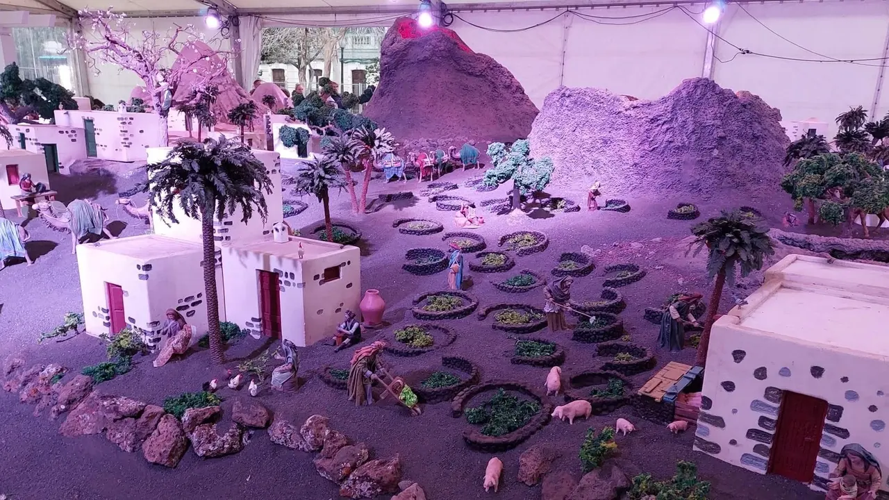 Belén municipal de Arrecife, cuya visita se incluye en la actividad.