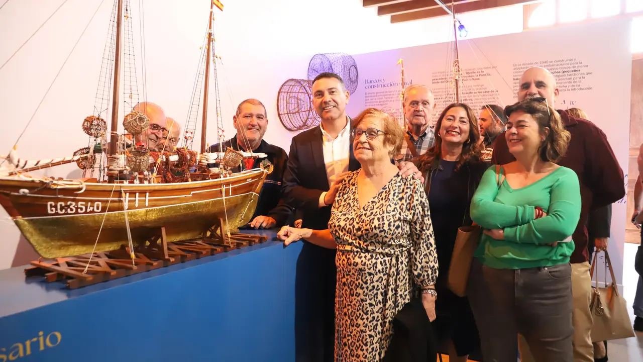 Inauguración de la exposición 'Navegando por la memoria'.