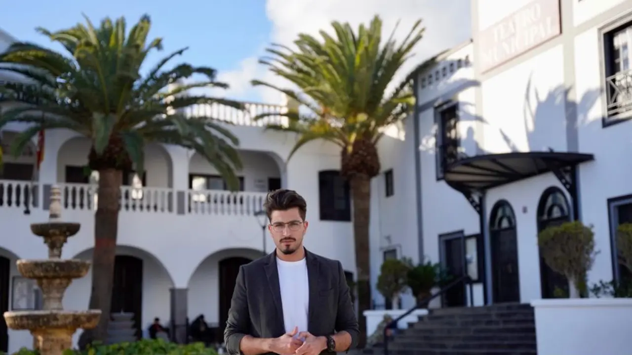 Portavoz municipal del PP en San Bartolomé, Jeziel Martín.