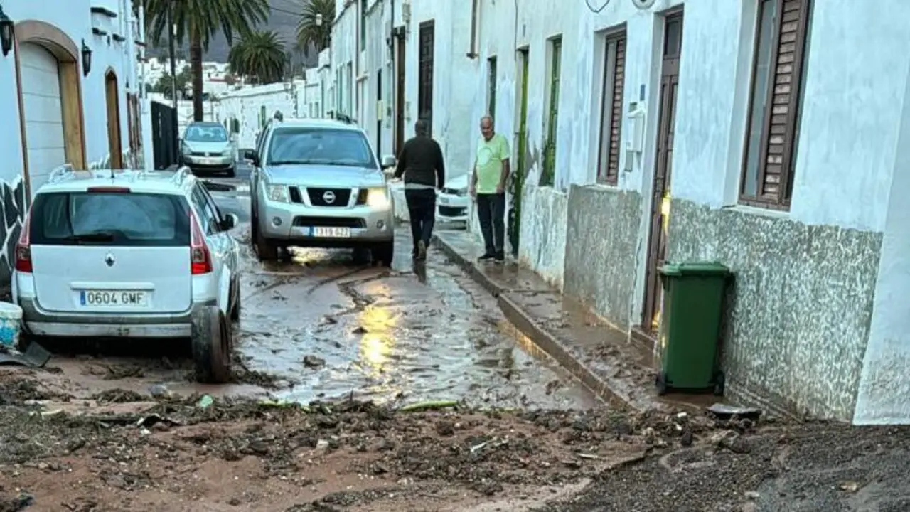 Lluvias en Haría.&nbsp;