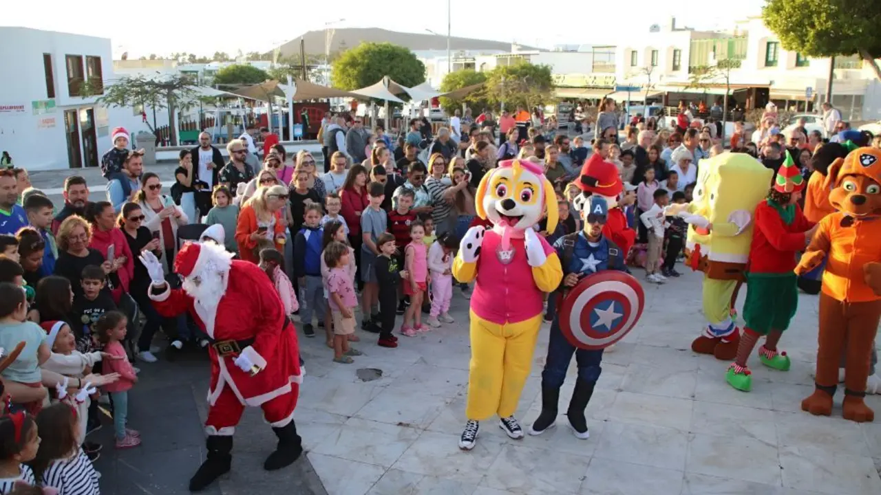 <p>Papá Noel en Playa Blanca</p>

