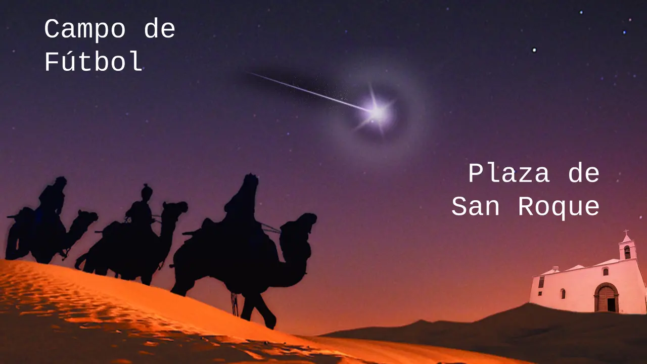 Cabalgata de Reyes de Tinajo.