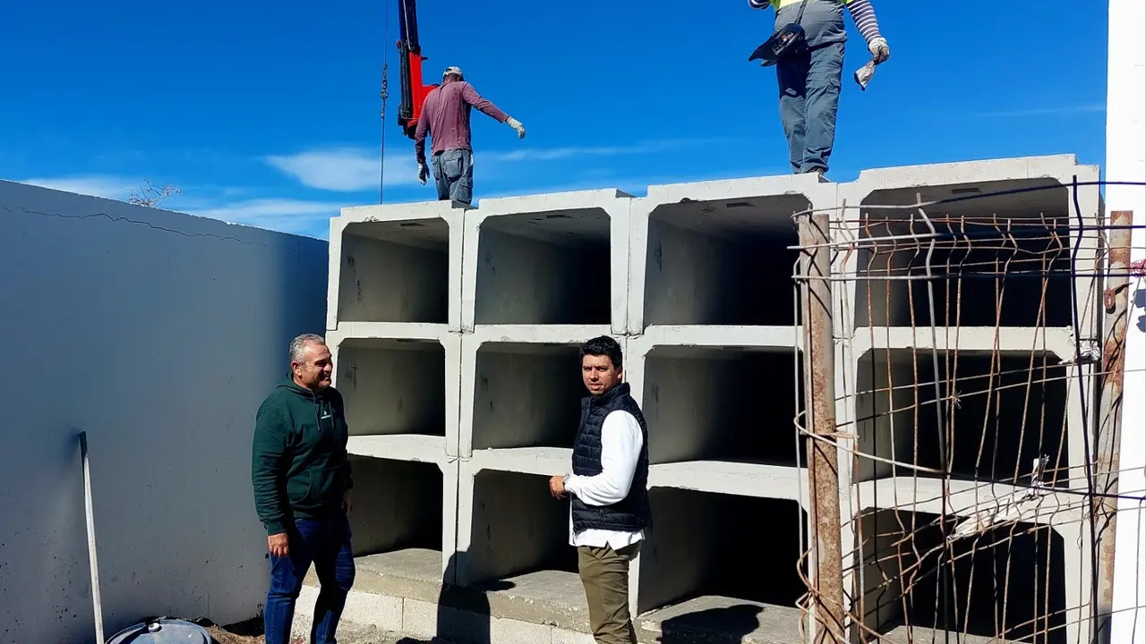 Nuevos nichos en el cementerio de San Román. Imagen de archivo.