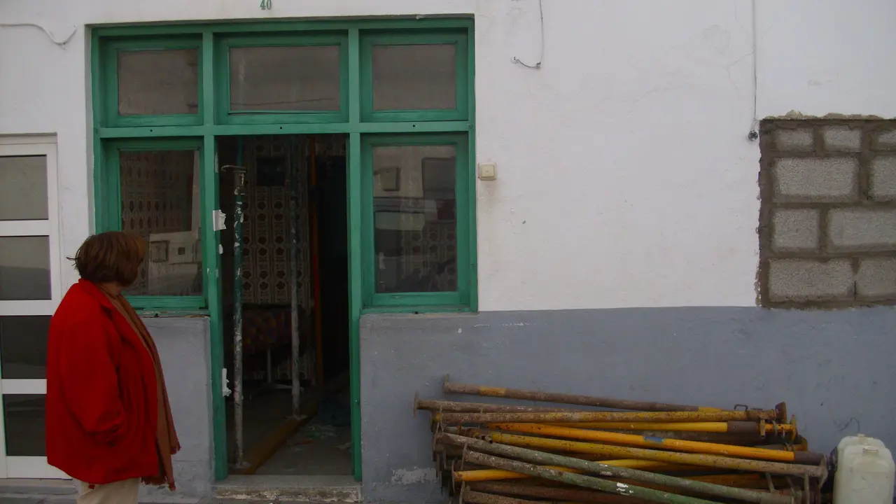 Vivienda afectada en Titerroy.