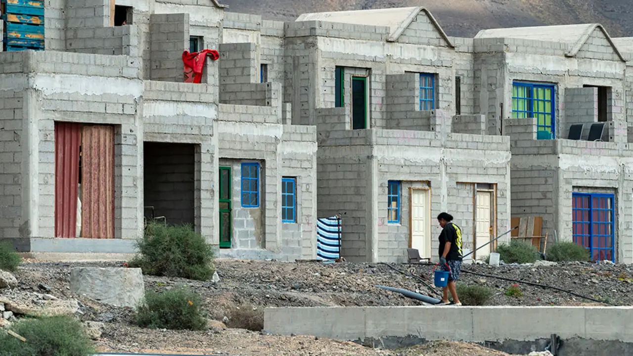 Viviendas vacías en Playa Blanca. Imágen de archivo.