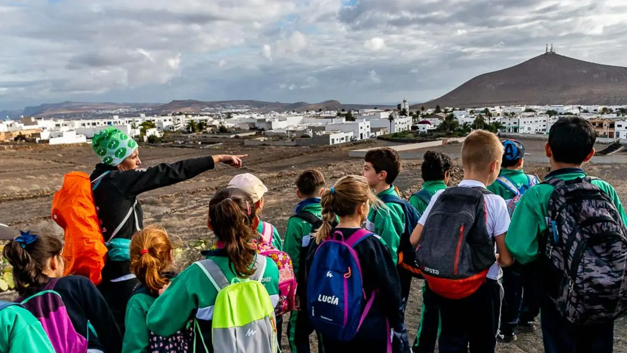 Rutas Escolares San Bartolome Encuentro 2019. Imágen:Alsolajero.com.