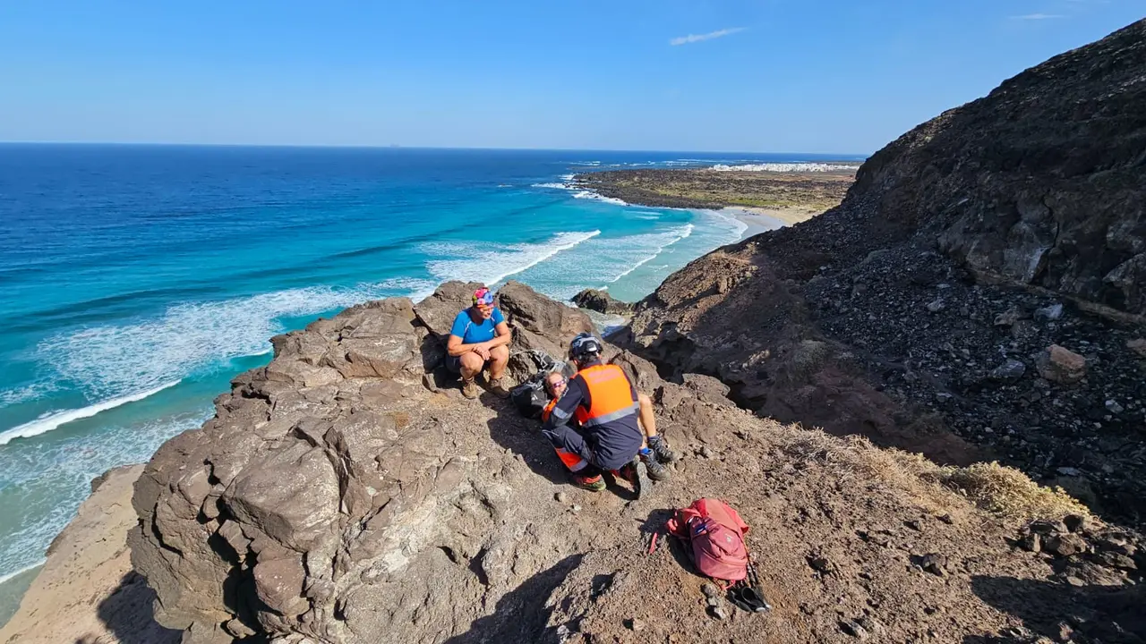 Rescate a un turista.