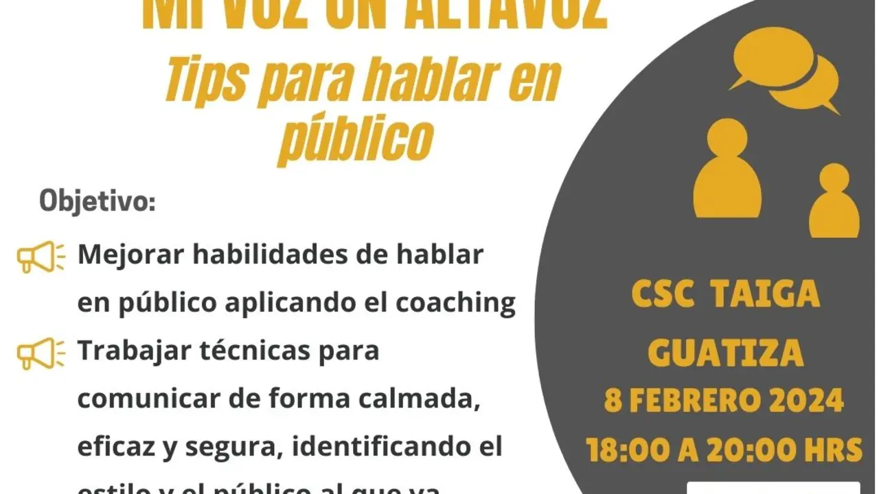 Cartel Taller de Participación.