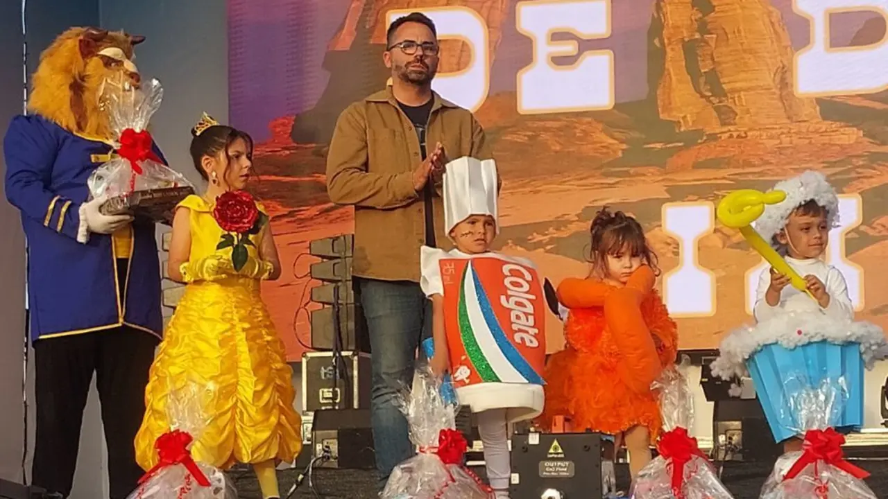 Ganadores del concurso de disfraces infantiles
