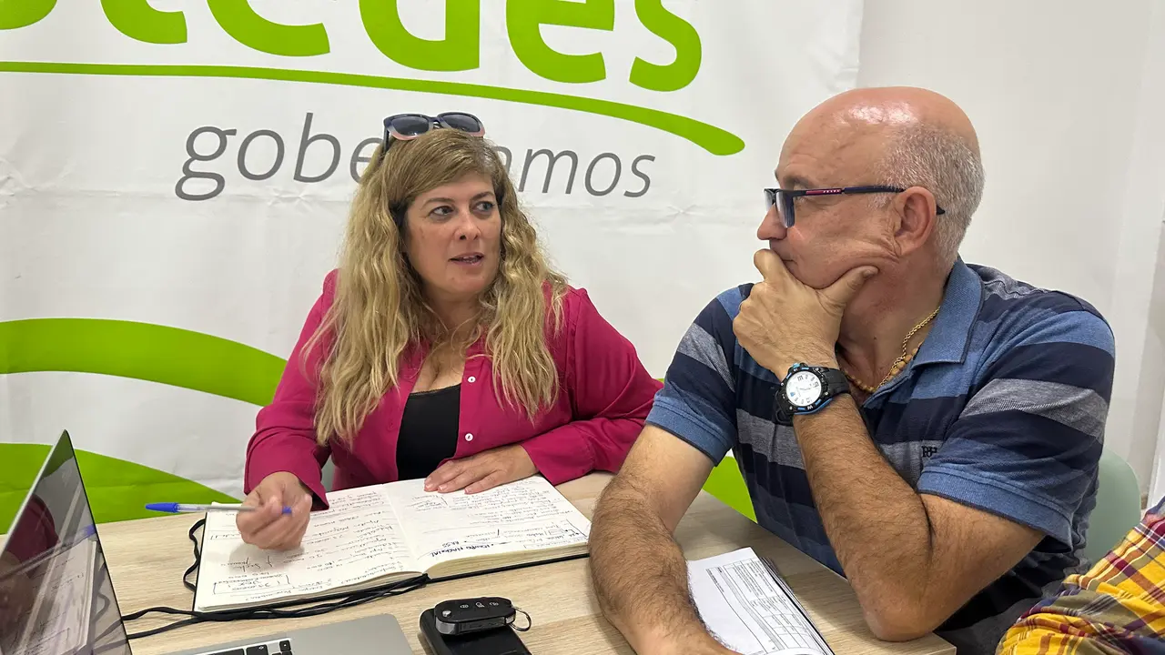 Belen Machín y Fernando Jimenez.