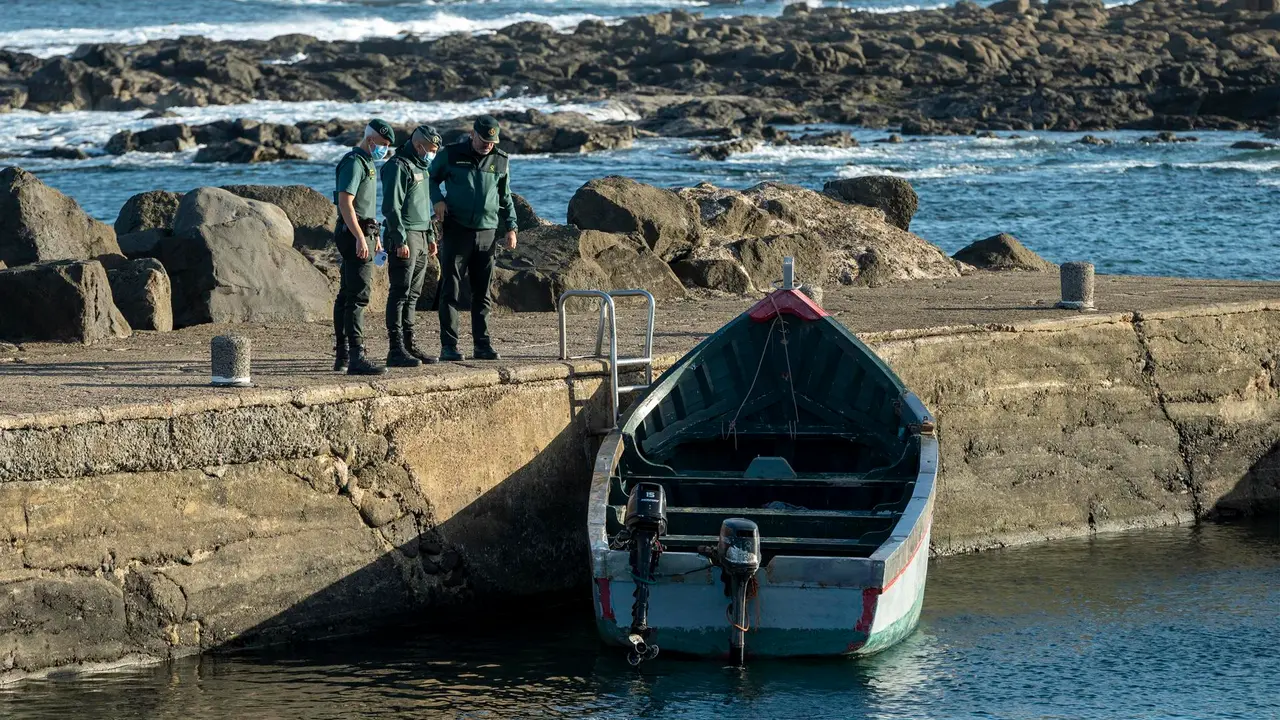 Llegada de migrantes a Lanzarote.