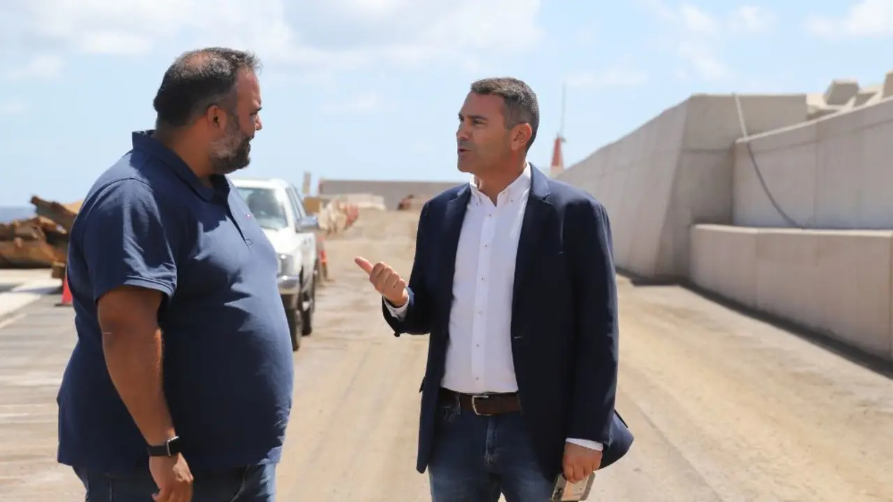 Samuel Martín y Oswaldo Betancort