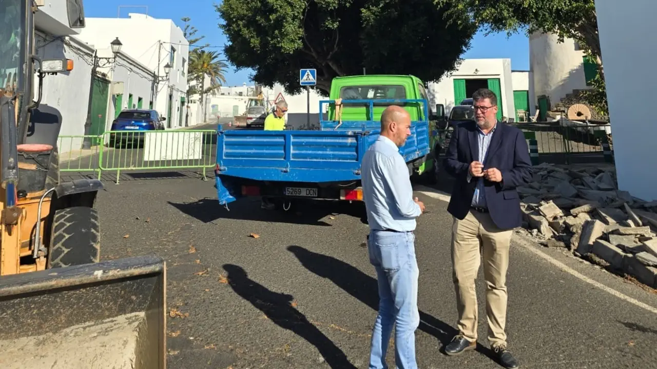 Obras en San Bartolomé.