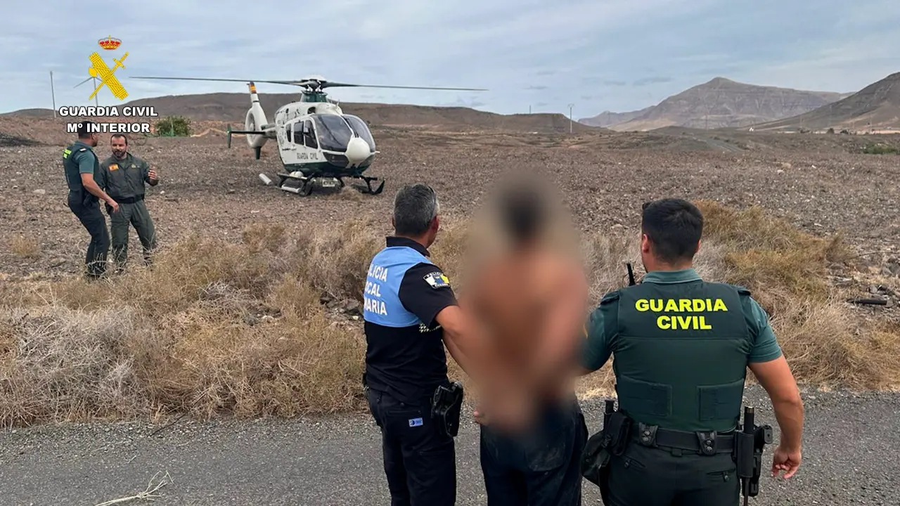 Detención en Fuerteventura.