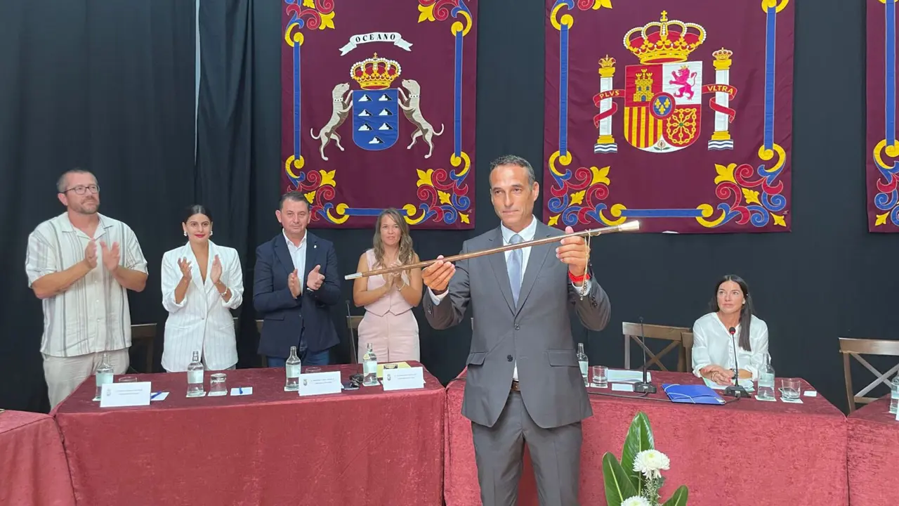 Toma de posesión de Alfredo Villalba. Imagen de archivo.