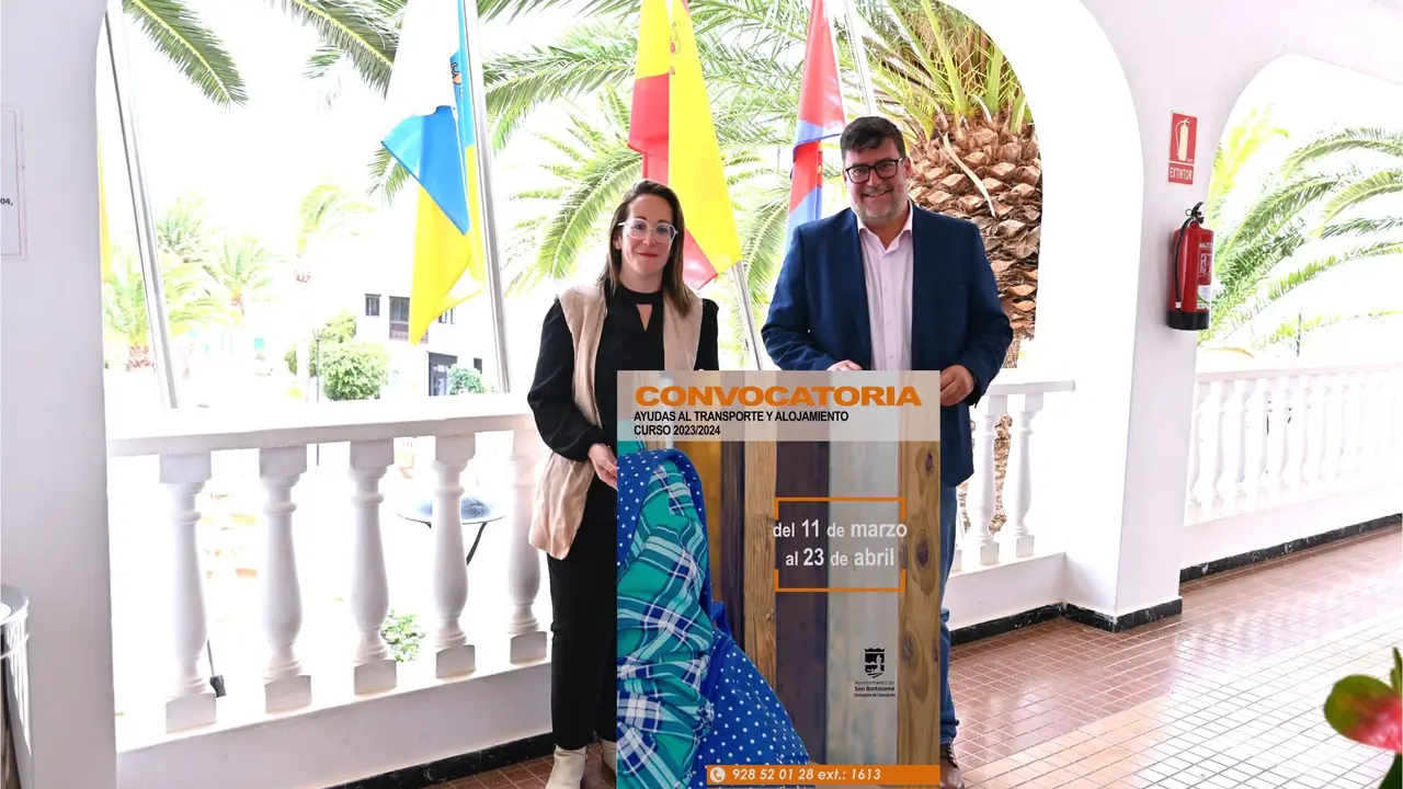 Convocatoria ayudas estudiantes San Bartolomé 2024.