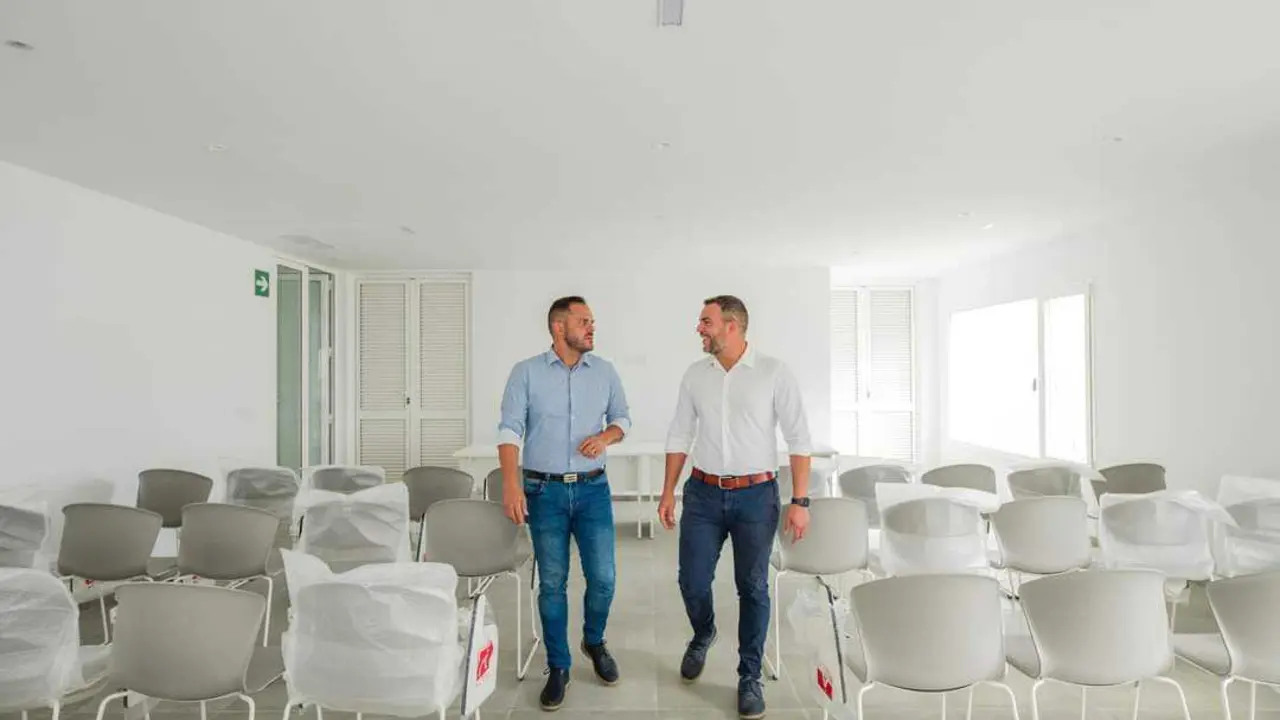 Yonathan de León y Jacobo Medina