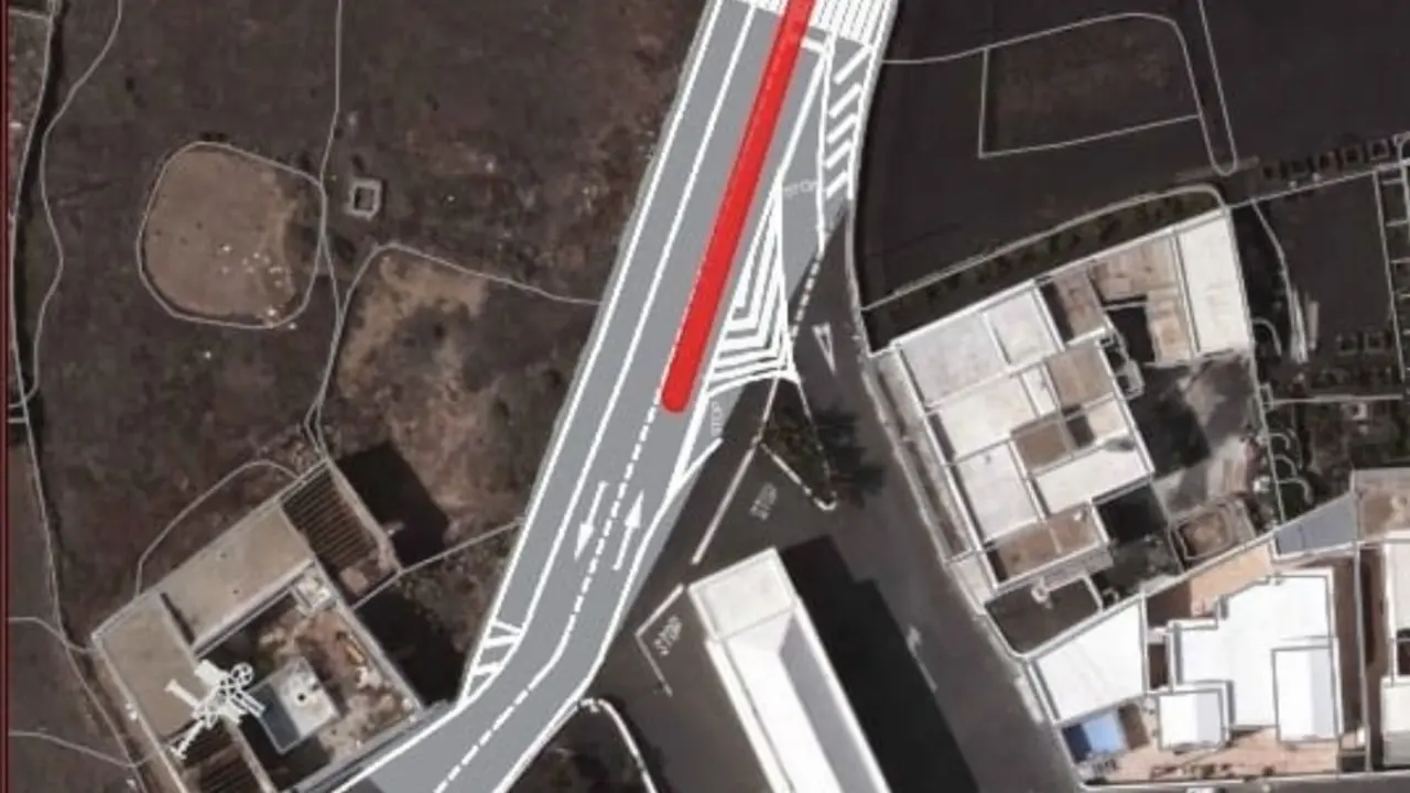 Zona por dónde irán las obras