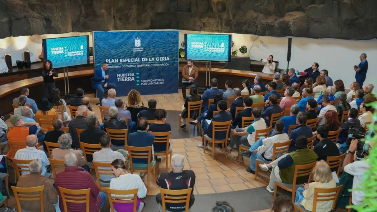 Presentación del Plan de la Geria