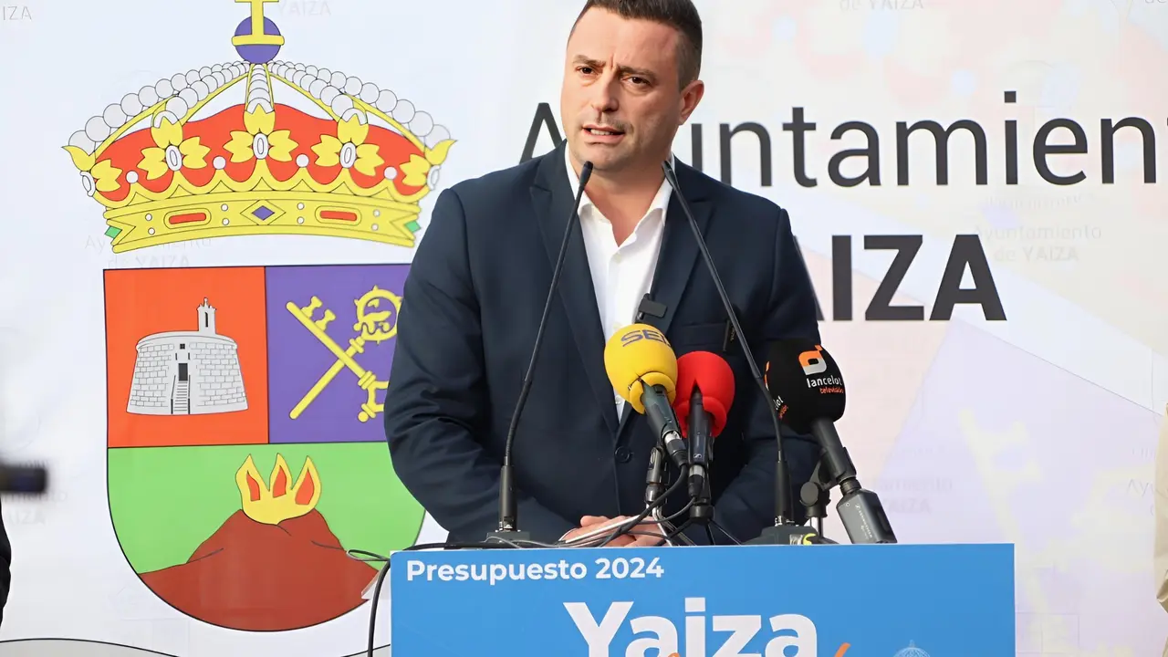 Óscar Noda, alcalde de Yaiza.