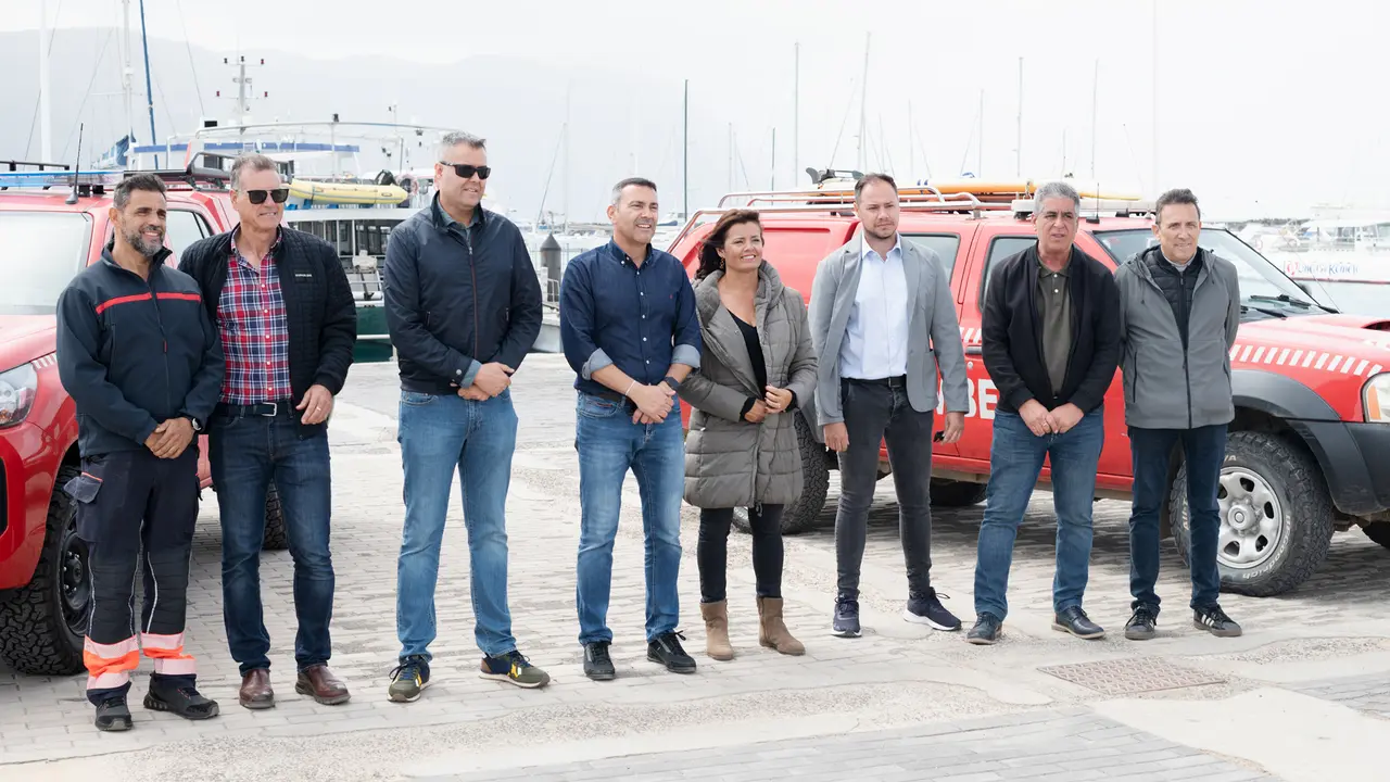 Visita a La Graciosa en la presentaci&oacute;n del nuevo 4X4.