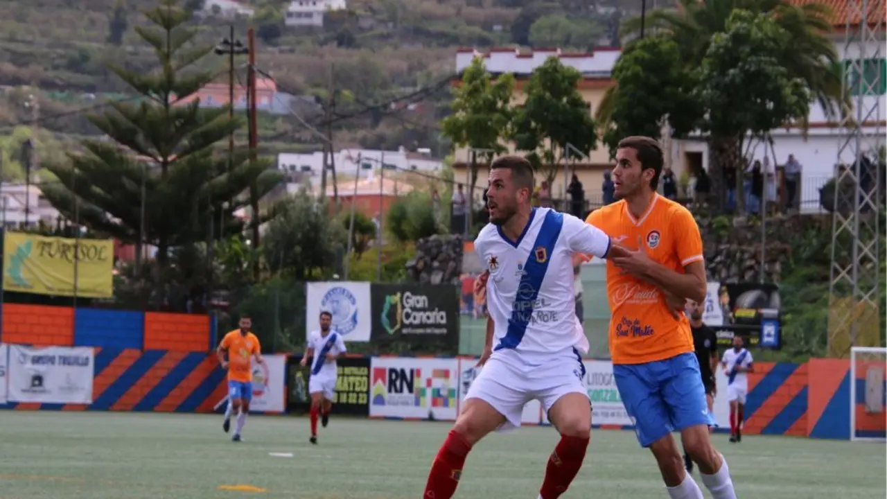 Una jugada del partido