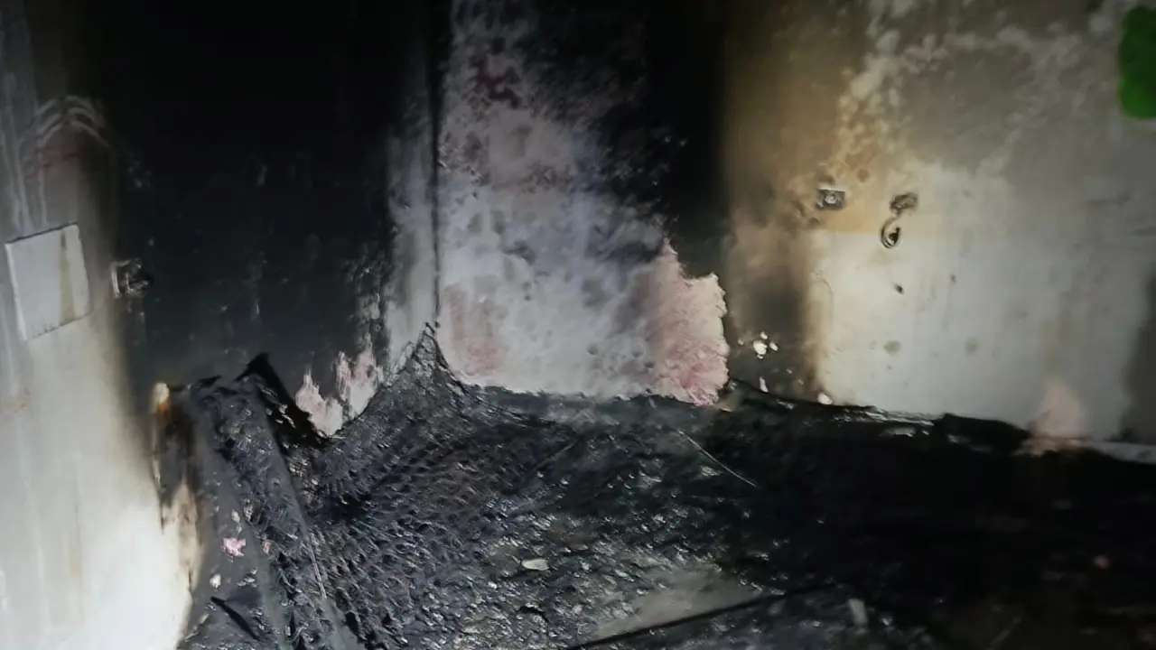 Incendio en el Centro de Menores de La Santa.