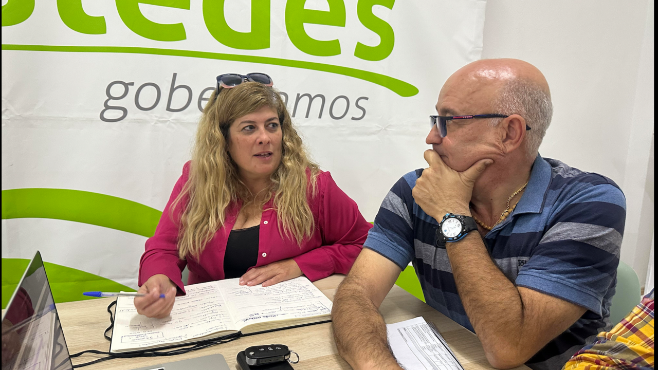 Belen Machín y Fernando Jiménez.