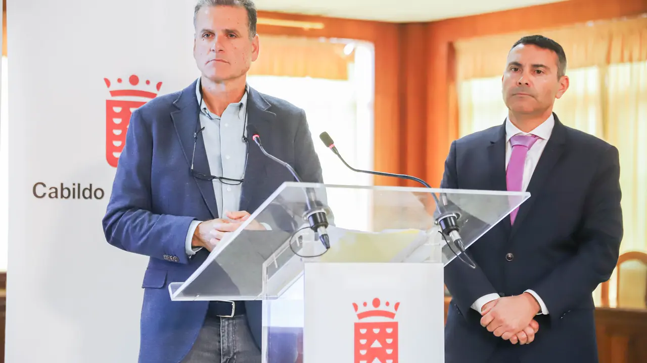 Oswaldo Betancort y Domingo Cejas.