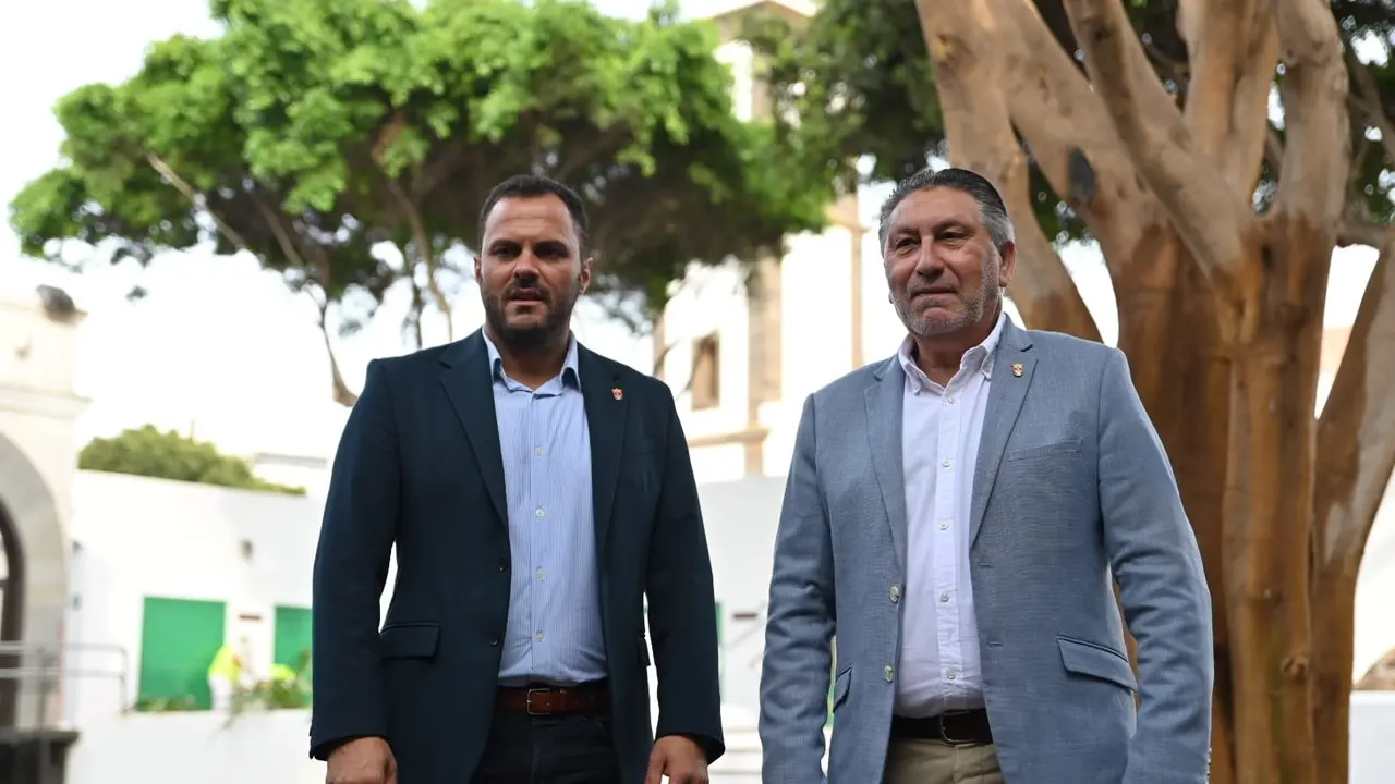 Yonathan de León y Robert Herbón en La Recova.