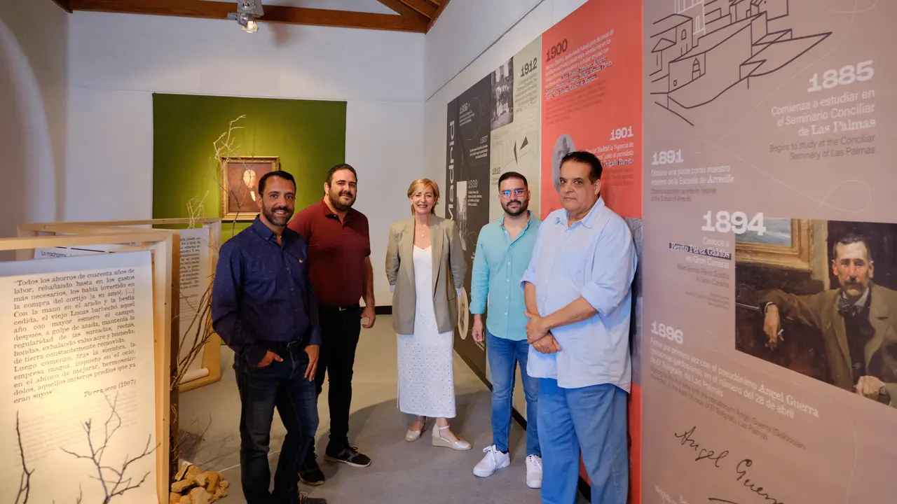 Inauguración exposición Ángel Guerra.