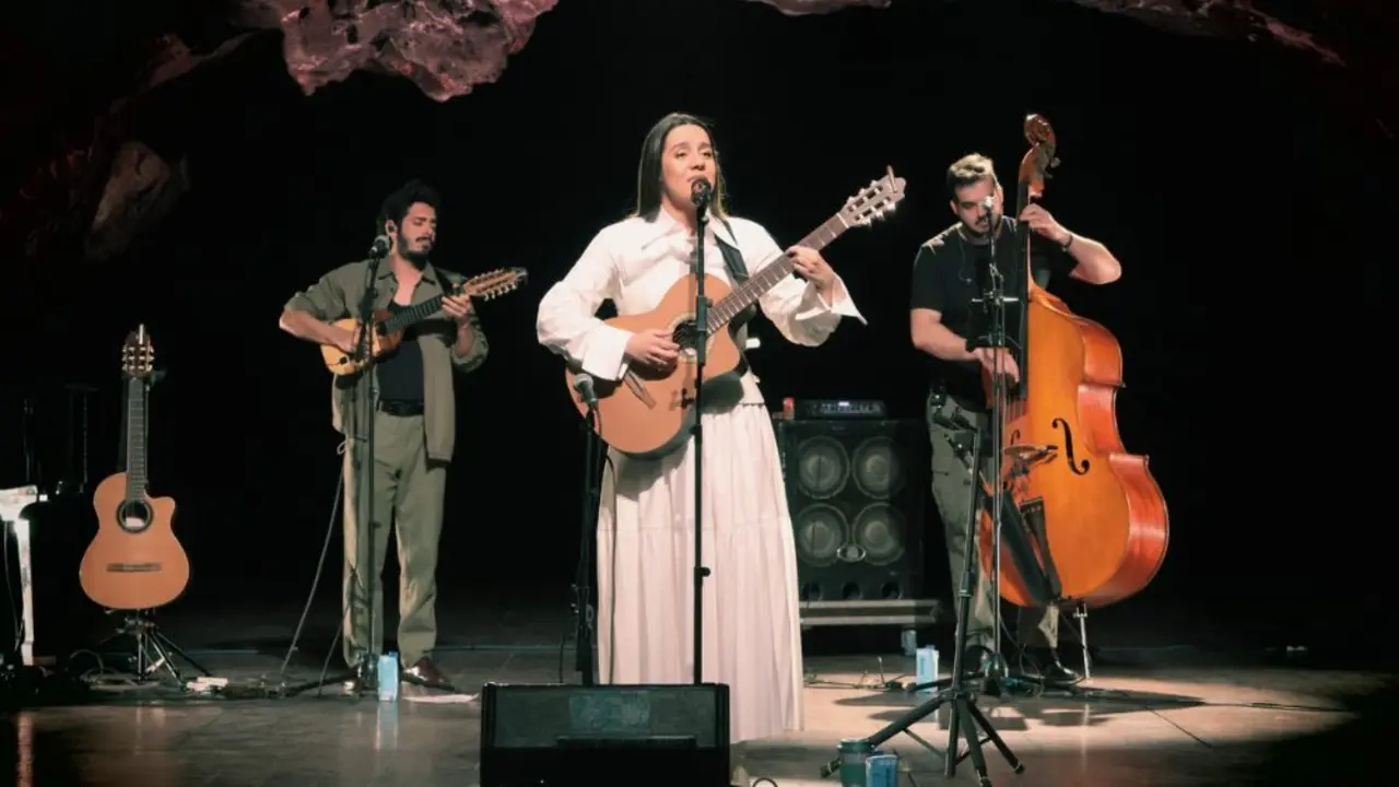 Valeria Castro en Los Jameos