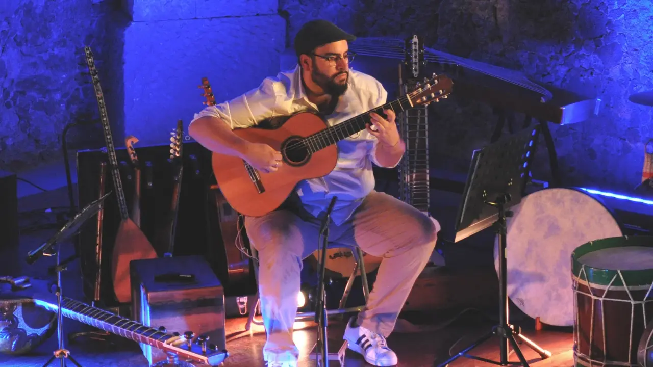 El musicólogo y multiinstrumentista tinerfeño Félix Morales.