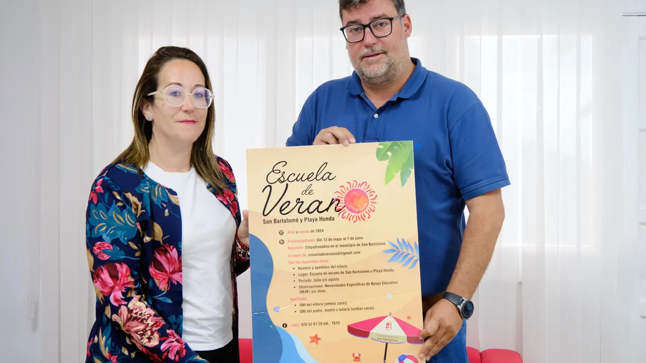 Escuela de Verano San Bartolomé y Playa Honda.